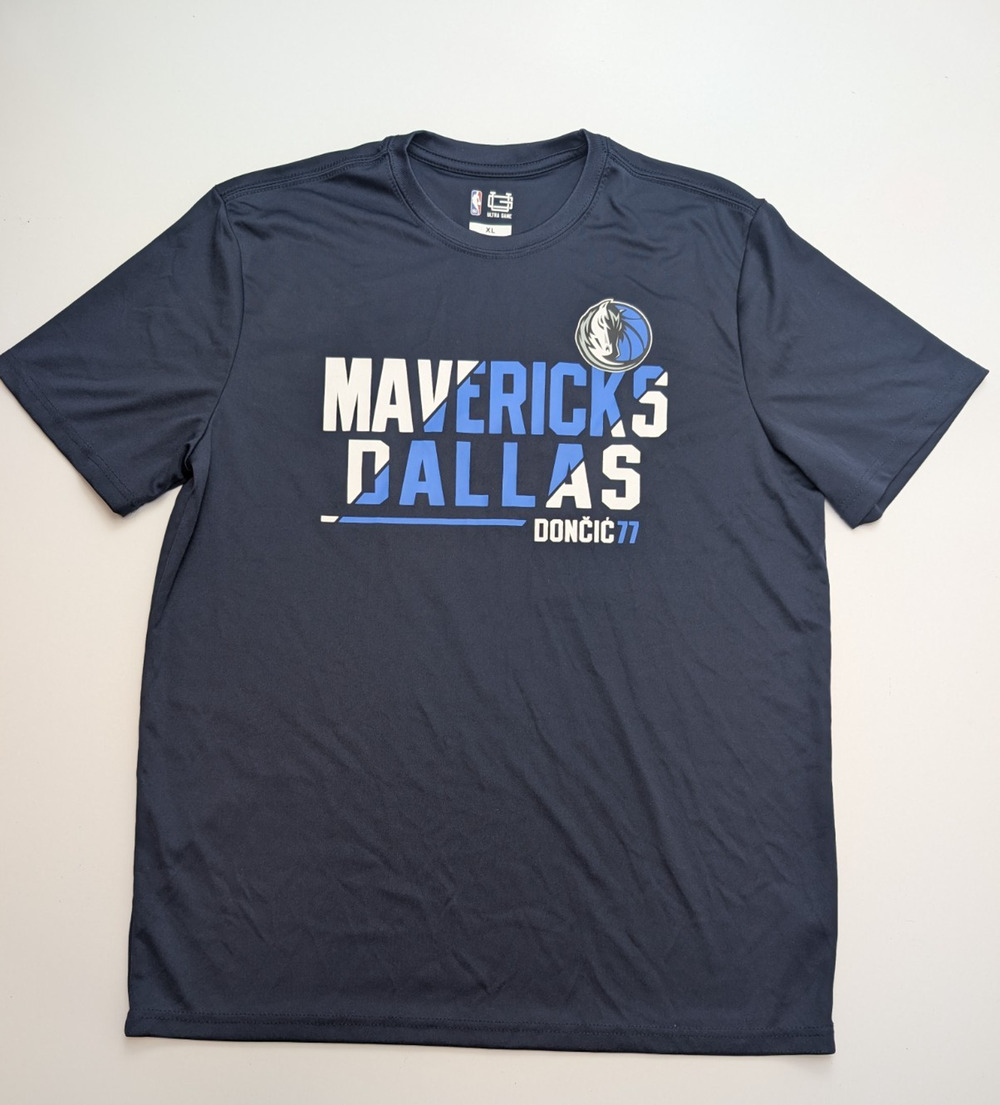 NBA Ultra Game Dallas Mavericks Luka Doncic 77 Short Sleeve Shirt Mens Size XL